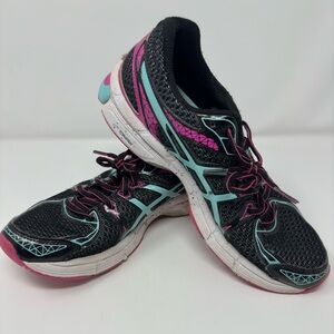 ASICS Women’s Athletic Shoes in Gray/Pink/Lt. Blue - 9.5